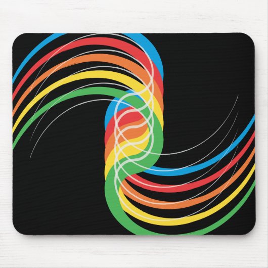 Farbkurven: Vektorillustration: Mousepad (Vorne)