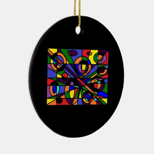 Farblabyrinth Keramikornament (Rechts)