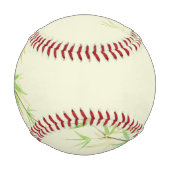 Farblackierte Aquarellkarte mit Wild-Stilistik Baseball (Rückseite)