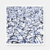 Farblackierte Gewässer Serviette (Vorderseite)