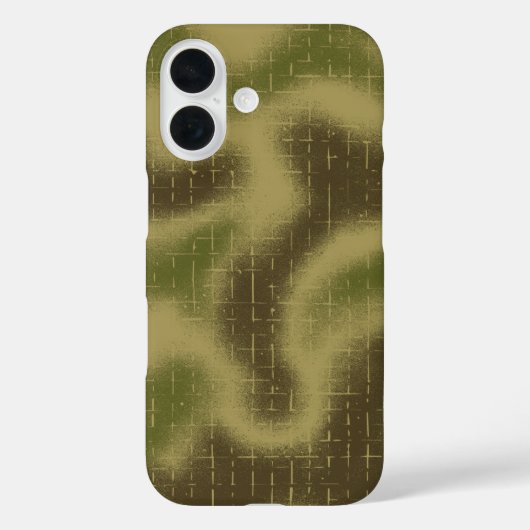 Farblackierte Tactical Camouflage Muster grün Case-Mate iPhone Hülle (Rückseite)