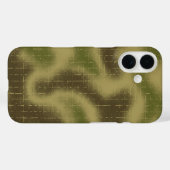 Farblackierte Tactical Camouflage Muster grün Case-Mate iPhone Hülle (Rückseite (Horizontal))