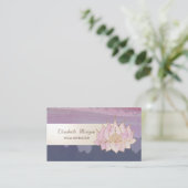 Farblackierung, Streifen, Cooler Lotus Visitenkarte (Stehend Vorderseite)