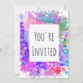 Farbladen Einladung (Vorderseite)