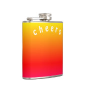 Farblasche mit Textkorrektur Flachmann (Rechts)