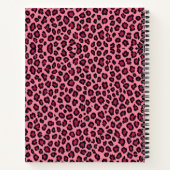 Farbleopard-Skin-Muster drucken Notizblock (Rückseite)