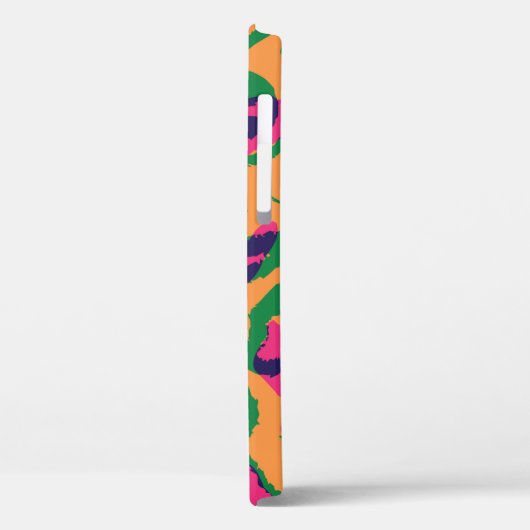 Farbleoparden-Illustrationstafel Case-Mate iPhone Hülle (Rückseite / Links)