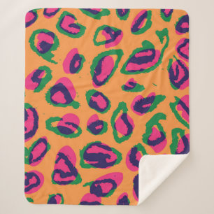 Farbleoparden-Illustrationstafel Sherpadecke