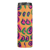 Farbleoparden-Illustrationstafel Thermosbecher (Rückseite)