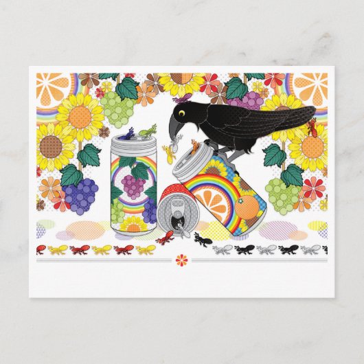 FARBLETT(Re) Postkarte (Vorderseite)