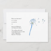 Farbleuchter Save the Date Fotokarte (Rückseite)