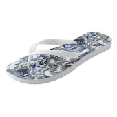 Farblich Abstrakt Badesandalen (Schrägansicht)