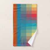 Farblich Abstrakt Badhandtuch Set (Handtuch)
