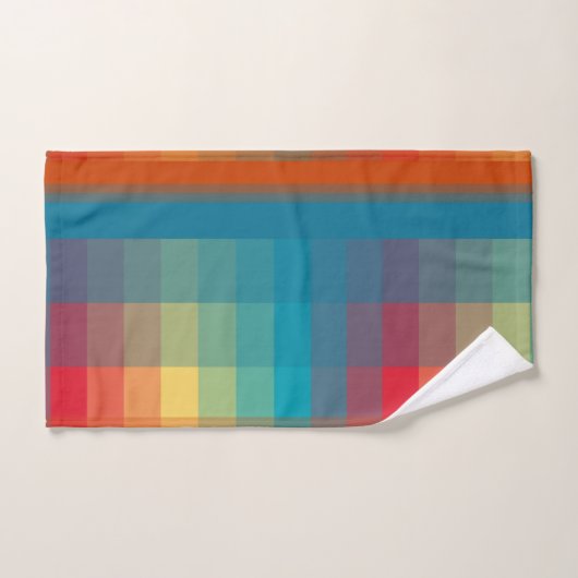 Farblich Abstrakt Badhandtuch Set (Handtuch)