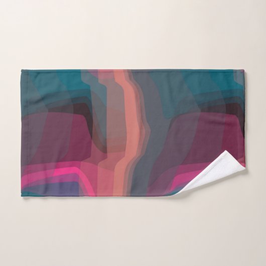 Farblich Abstrakt Badhandtuch Set (Handtuch)