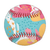 Farblich Abstrakt Baseball (Rückseite)