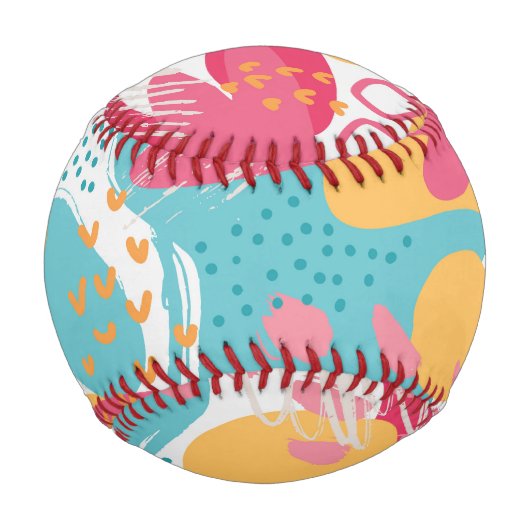Farblich Abstrakt Baseball (Vorderseite)