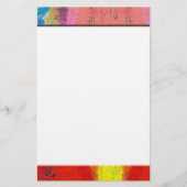 Farblich abstrakt briefpapier (Vorderseite)