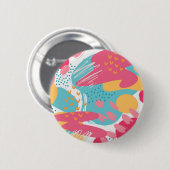 Farblich Abstrakt Button (Vorne & Hinten)