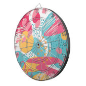 Farblich Abstrakt Dartscheibe (Vorderseite rechts)