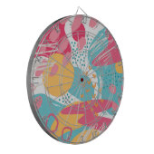 Farblich Abstrakt Dartscheibe (Vorderseite Links)