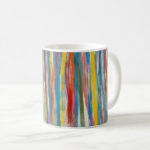 Farblich Abstrakt: Digitale Ölgemälde Kaffeetasse (VorderseiteRechts)