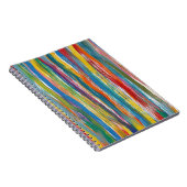 Farblich Abstrakt: Digitale Ölgemälde Notizblock (Rechte Seite)