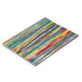 Farblich Abstrakt: Digitale Ölgemälde Notizblock (Linke Seite)