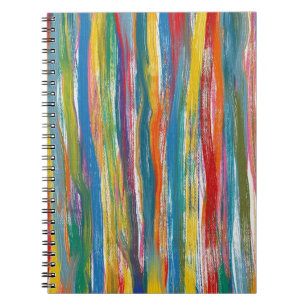 Farblich Abstrakt: Digitale Ölgemälde Notizblock