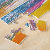 Farblich Abstrakt: Digitale Ölgemälde Puzzle (Seite)