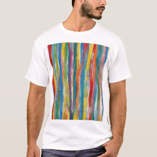 Farblich Abstrakt: Digitale Ölgemälde T-Shirt