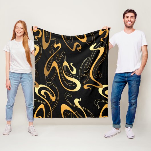 Farblich Abstrakt Fleecedecke (Beispiel)