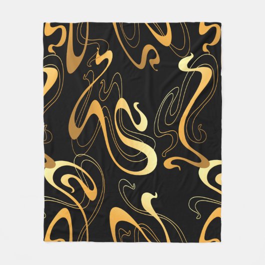 Farblich Abstrakt Fleecedecke (Vorderseite)