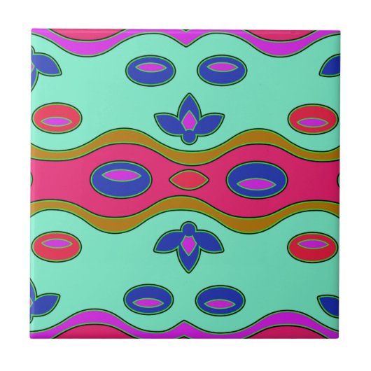 Farblich Abstrakt Fliese (Vorderseite)