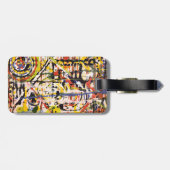 Farblich Abstrakt Gepäckanhänger (Rückseite horizontal)