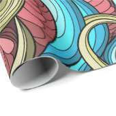Farblich Abstrakt Geschenkpapier (Rolleneckpunkt)