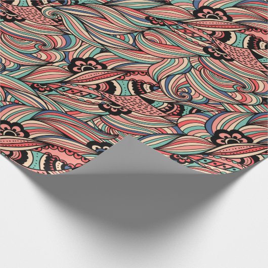 Farblich Abstrakt Geschenkpapier (Ecke)