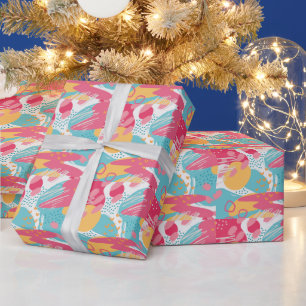 Farblich Abstrakt Geschenkpapier