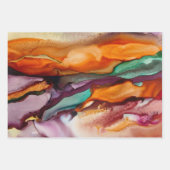 Farblich Abstrakt Geschenkpapier Set (Vorderseite)