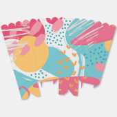 Farblich Abstrakt Geschenkschachtel (Ungeklappt)