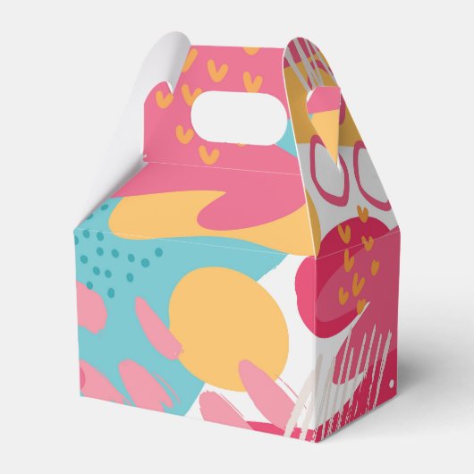 Farblich Abstrakt Geschenkschachtel (Vorderseite)