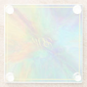 Farblich Abstrakt Glasuntersetzer (Rückseite)