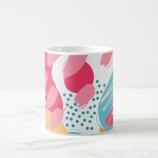 Farblich Abstrakt Kaffeetasse (Mittel)