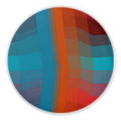 Farblich Abstrakt Keramikknauf (Vorderseite)