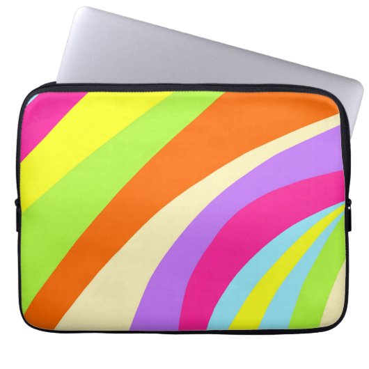 Farblich abstrakt laptopschutzhülle (Vorderseite)