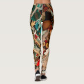 Farblich Abstrakt Leggings (Rückseite)