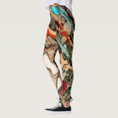 Farblich Abstrakt Leggings (Links)