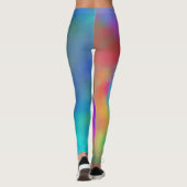 Farblich Abstrakt Leggings (Rückseite)