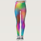 Farblich Abstrakt Leggings (Vorderseite)