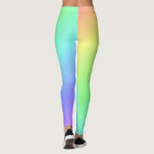 Farblich Abstrakt Leggings (Rückseite)